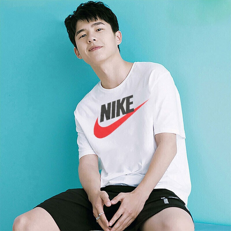 耐克（NIKE）男款大logo运动休闲短袖T恤AR5005 S AR5005-100（男）