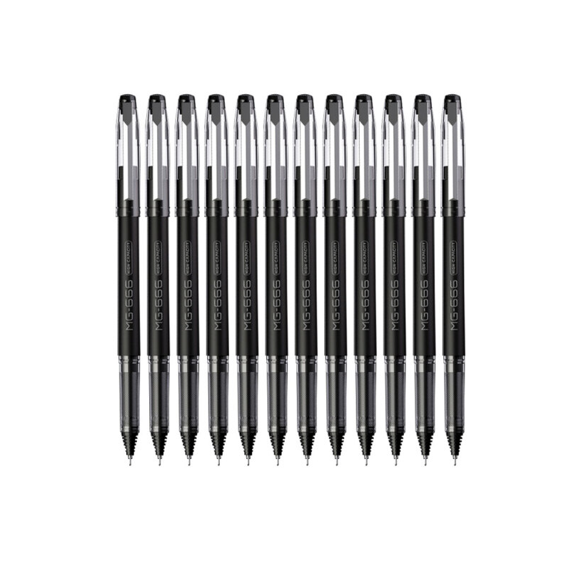 晨光(M&G) 中性笔 0.5mm AGPB4501 12支/盒 黑色