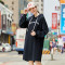 Semir森马2019秋季上新女连衣裙19059140217 170/92A/XL 玫红6171