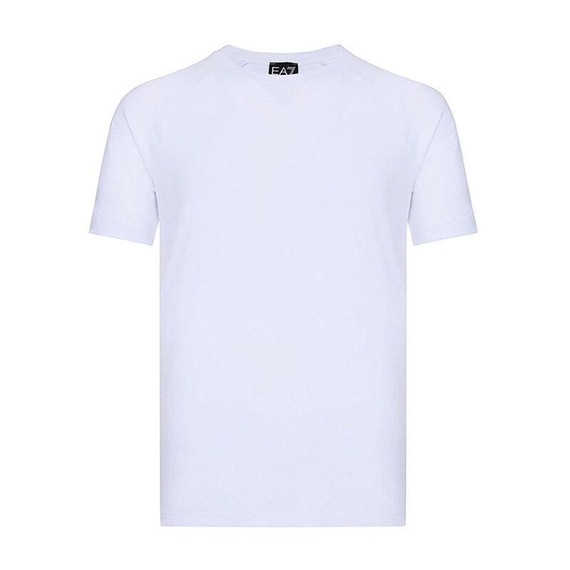 EMPORIO ARMANI EA7 阿玛尼 男士棉质圆领短袖T恤衫 3GPT26 PJ03Z 1100-白色 S