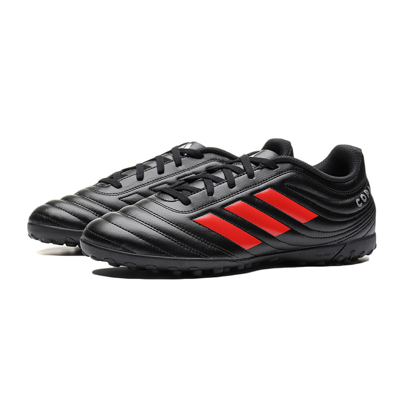 【自营】阿迪达斯男鞋足球鞋COPA 19.4 TF碎钉运动鞋F35482 F35482黑色+喜水库红 42码