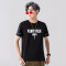 WOWF新款短袖T恤男士 ins潮流卡通字母印花圆领打底衫韩版 SP-T15红色 4XL