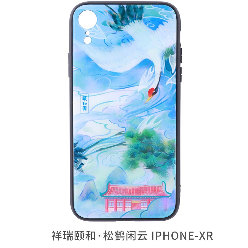 祥瑞颐和手机壳·松鹤闲云