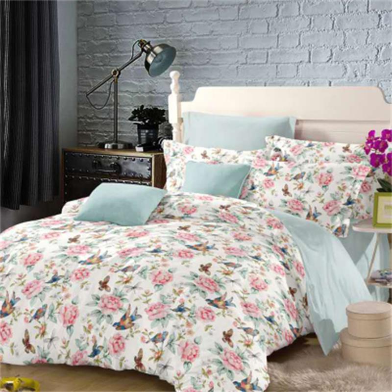 堂皇(Tevel)悠然花香全棉四件套200*230cm（七包服务） 悠然花香