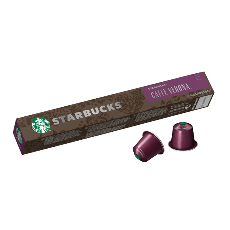 星巴克(Starbucks) 佛罗娜(Caffe Verona)浓缩咖啡 咖啡胶囊55g（内含10颗）