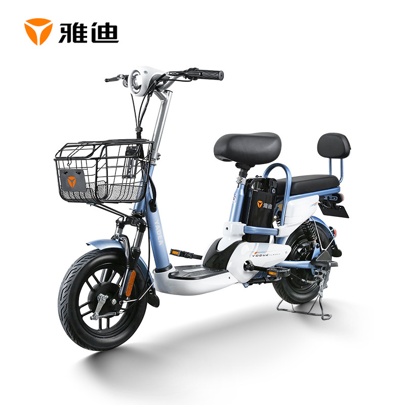雅迪（yadea） 新款电动自行车 轻驰（小王子锂电版） 48V 卡罗蓝