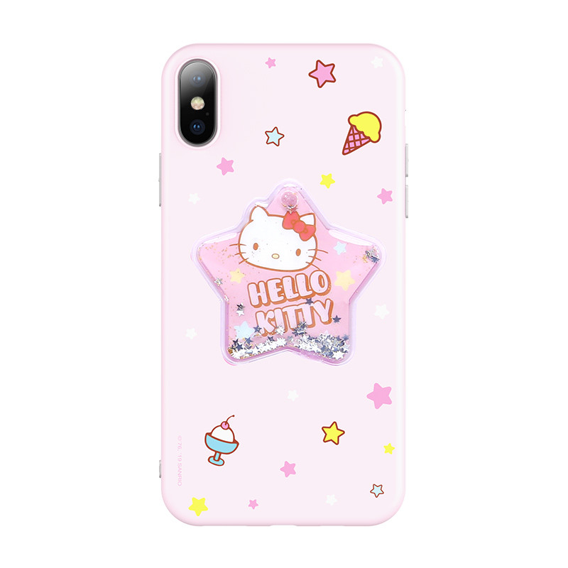Hello Kitty iPhone Xs Max 液体气泡保护套 守候繁星