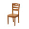 富和美(BNF)办公家具办公椅家用椅子座椅会议椅洽谈椅实木架办公椅电脑椅椅子106实木椅 833茶色