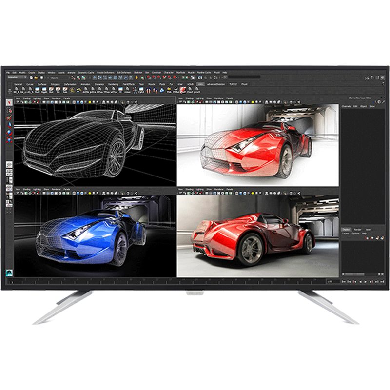飞利浦 43英寸 4K/UHD IPS面板 10.7亿色 多源同屏电脑液晶显示器 可壁挂 HDMI BDM4350UC