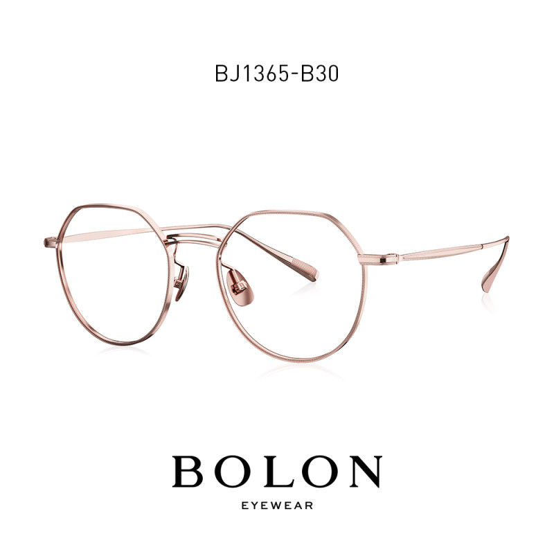 BOLON暴龙2019新品光学镜潮 男女钛金属眼镜框架王俊凯同款BJ1365 BJ1365B30