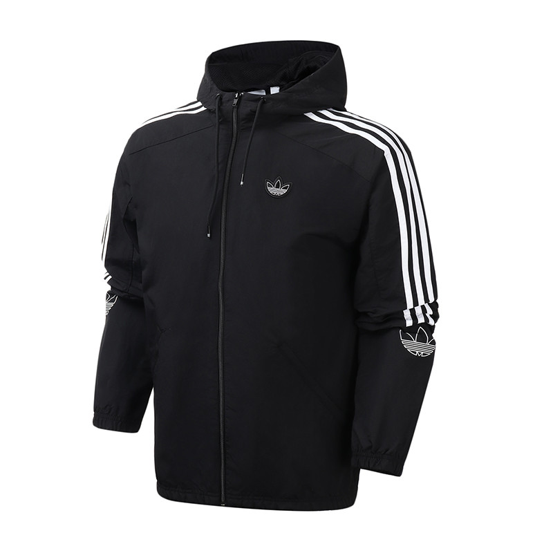 adidas阿迪达斯三叶草男装运动服夹克外套ED4688. L ED4688黑色