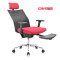 富和美(BNF)办公家具电脑椅家用椅子人体工学椅座椅工作椅员工椅会议椅职员椅办公椅透气网布椅3003椅子 红色可躺