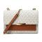MICHAEL KORS 迈克·科尔斯 女士涂层帆布配皮大号手提单肩斜挎包 30T9GJ4L9B VANILLA.ACRN-香草白橡果棕