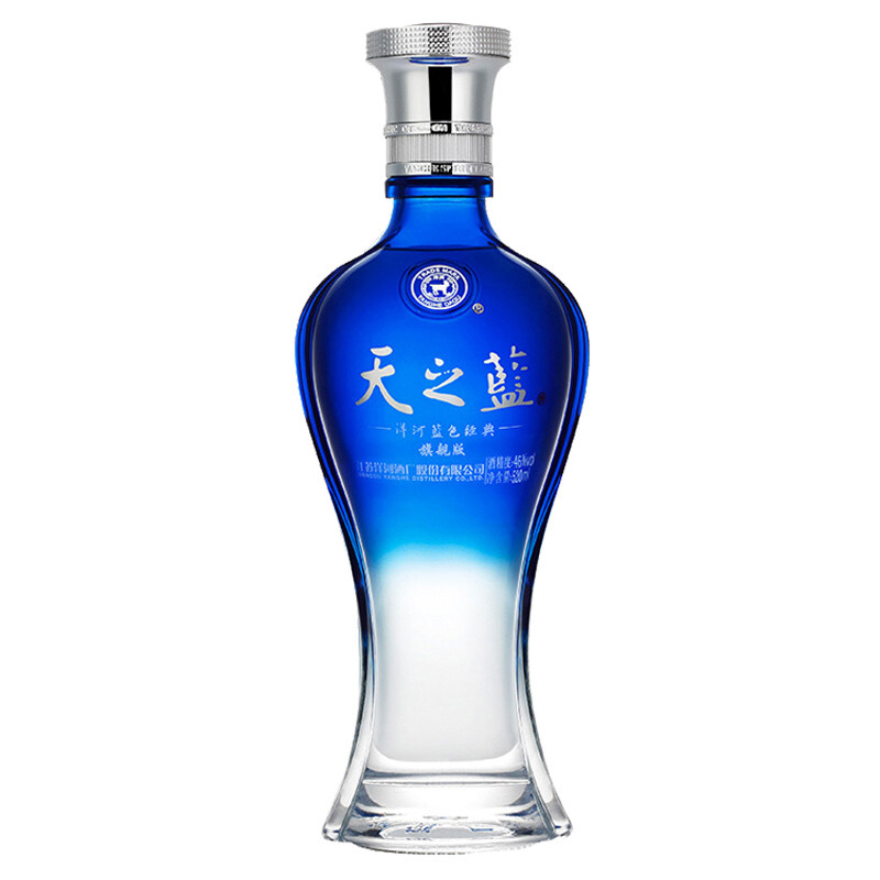 洋河(YangHe) 蓝色经典 天之蓝 46度 520ml*6 整箱装 浓香型白酒 口感绵柔