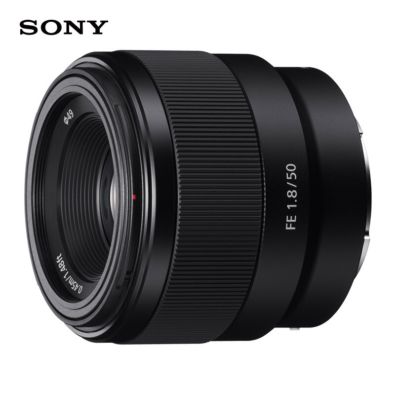 索尼SONYFE50mmF18全画幅标准定焦微单相机镜头E卡口SEL50F18F人像街拍夜景