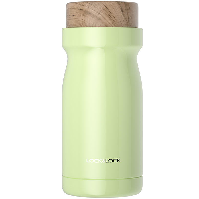 乐扣乐扣(Lock&Lock) 牛奶保温杯 420ml 绿色 420ml