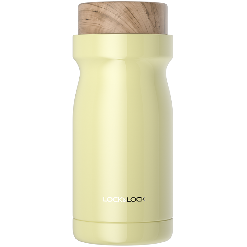 乐扣乐扣(Lock&Lock) 牛奶保温杯 420ml 黄色 420ml