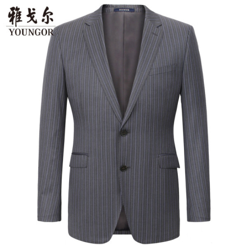 雅戈尔官方outlets男士西服 黑色 175/100A