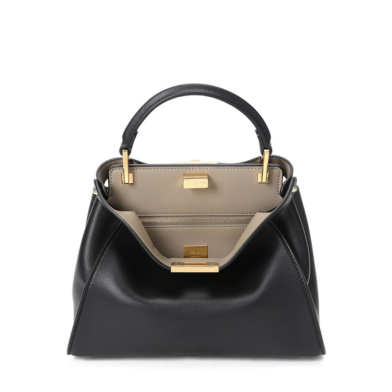 Fendi PEEKABOO ESSENTIALLY 手拎包 8BN302 黑色