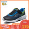 SKECHERS(斯凯奇)男鞋休闲鞋-97867L-BBLM 黑色/蓝色/柠檬色/BBLM 35