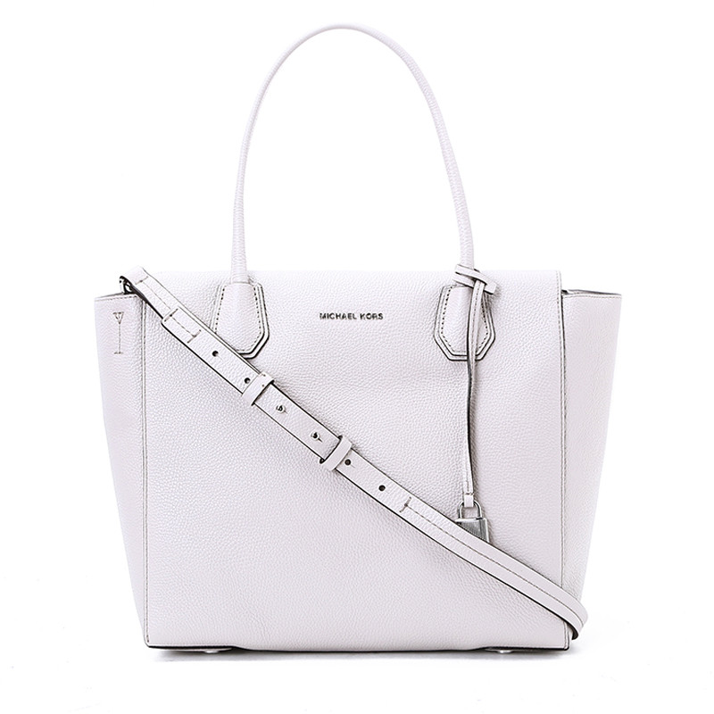 Michael Kors/迈克·科尔斯 女士Mercer大号翅膀手拎斜挎包 30H6SM9S3L 珍珠灰