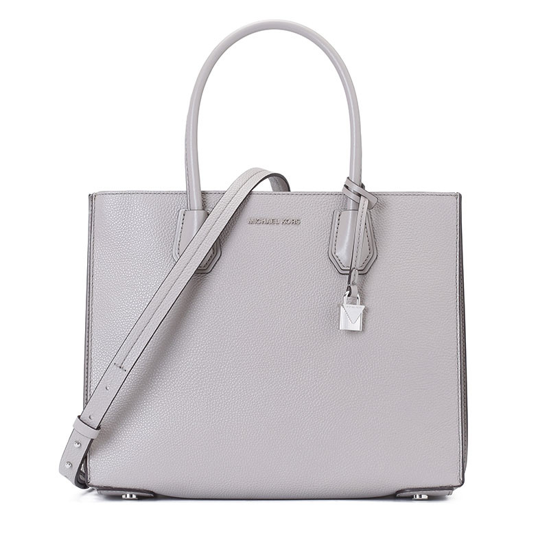 MK Mercer 风琴款手拎包 大号 珍珠灰