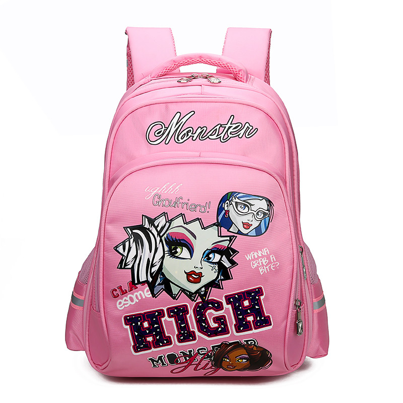 OUMANTU书包小学生 6-12周岁 减负护脊双肩包3-5年级儿童书包1-3年级女孩A860 粉色