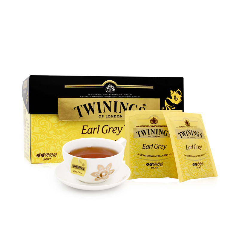 Twinings川宁 英国豪门伯爵红茶茶叶 进口英式红茶包 袋泡茶 50g