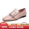 BALLY 巴利 女士 羊皮方扣可踩脚平底鞋 JANELLE 641-裸粉色 3.5