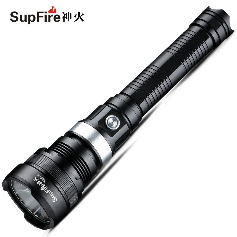 神火X60-R大手电筒强光多功能远射户外LED应急工作探照灯超亮远射 大型手电筒