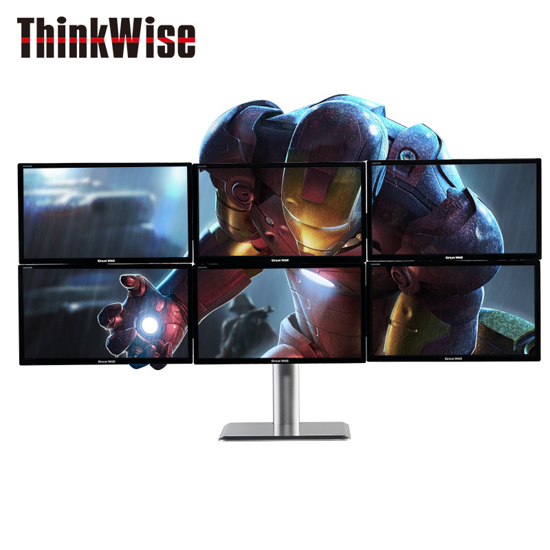慧想（Thinkwise） 显示器支架电脑液晶六屏支架臂显示屏桌面旋转升降L601
