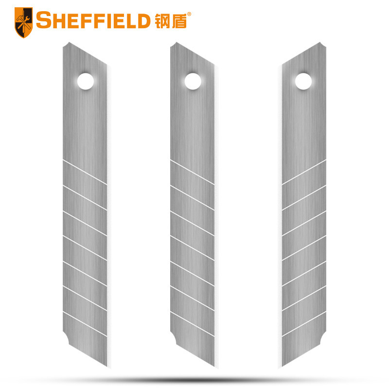 钢盾(SHEFFIELD) 美工刀替换刀片18mm（每包10片） S067118