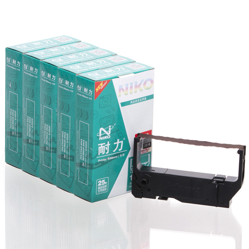 耐力SP200色带适用实达SP512 542 212 MP500 RC200 映美MP210D 博施BS210KII 紫色色带架5支装