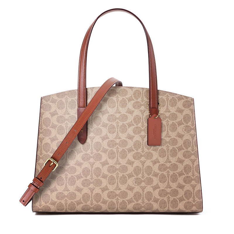 COACH/蔻驰 女包双C图案手拎斜挎查理包 31210 拼色