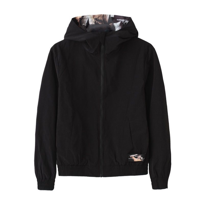 李小龙系列马克华菲夹克男2018秋季正反两穿外套_2 185/XXL 311纯黑