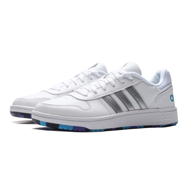 adidas阿迪达斯NEO2019新款运动鞋诸葛亮联名款休闲板鞋FU7723 FU7723亮白+暗银金属 42码