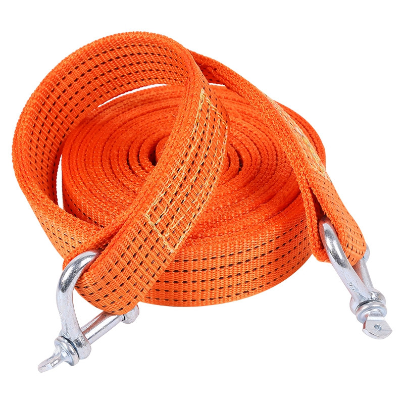 趣行汽车拖车绳5米拖车带越野牵引绳强力拉绳救援应急拉车绳子捆绑带