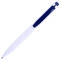宝克(BAOKE) B59 1.0mm尚品中油笔按动圆珠笔原子笔白色笔杆 黑色 12支/盒 蓝色1.0mm一盒