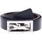 Longchamp 珑骧 DELTA BOX 男士系列牛皮双面扳扣式腰带 9614 022 B57-黑色海军蓝色 均码