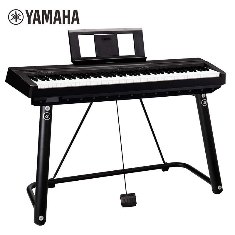 YAMAHA雅马哈P45 电钢琴 88键重锤键盘 便携式成人儿童智能数码电子钢琴+配件