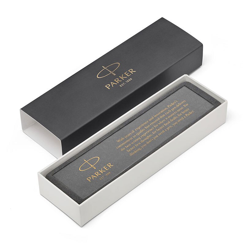 派克（PARKER）乔特豪华邦德街黑金夹凝胶水笔 黑色