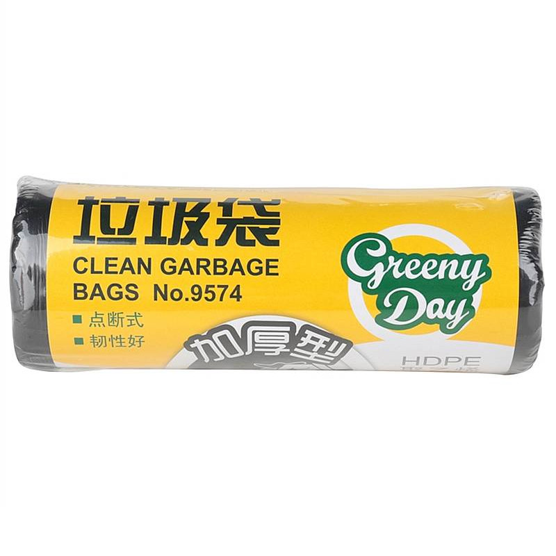 得力(deli) 9574加厚垃圾袋 点断式垃圾袋 50*60cm 30个/卷