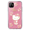 优加Hello Kitty iPhone 11 Pro 闪粉保护套 花园系列-蔷薇凯蒂保护套
