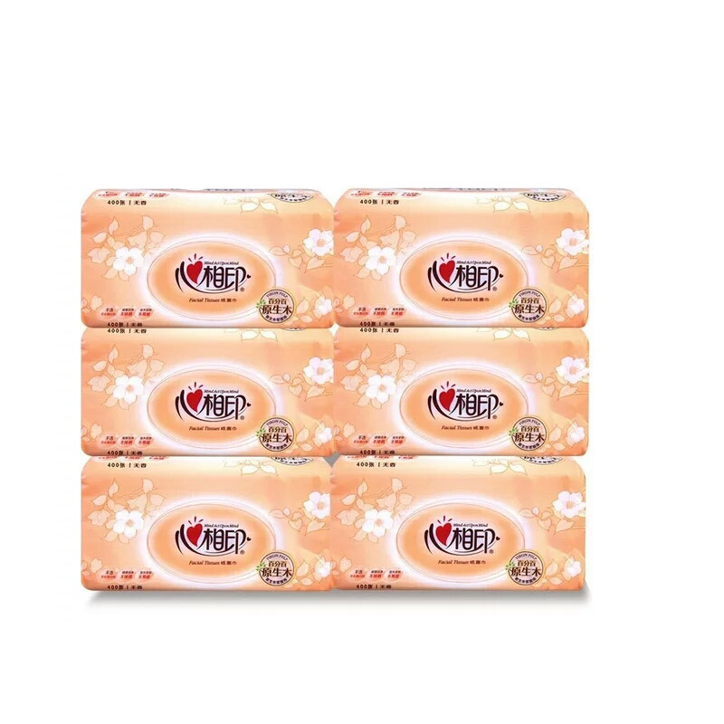 心相印dt26200经典系列200抽二层塑装纸面巾6包提高清实拍图
