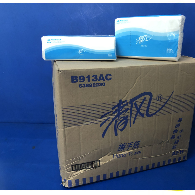 清风 抽纸B3913AC 200抽*20包*1箱（225*230mm)