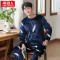 南极人男士秋冬套头家居服套装 L 藏青大羽毛套头T604