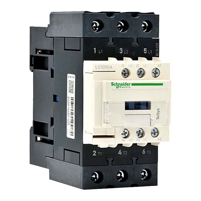施耐德 TeSys LC1D系列三极交流接触器9A 线圈电压220V 50/60Hz 货号LC1D09M7C