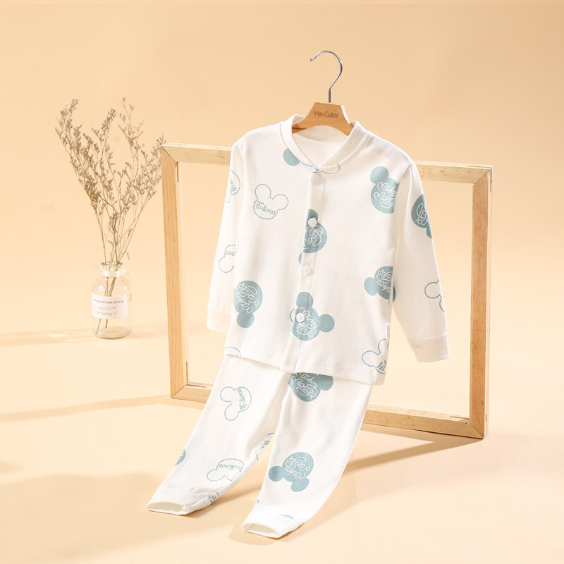 迪鲁奥（DILUAO)【新款上新】婴儿套装婴儿衣服春秋冬季套装女宝宝秋衣秋裤男儿童长袖内衣套装纯棉睡衣秋季同款_460 米奇【开衫】 110cm(110cm【不可开裆】)