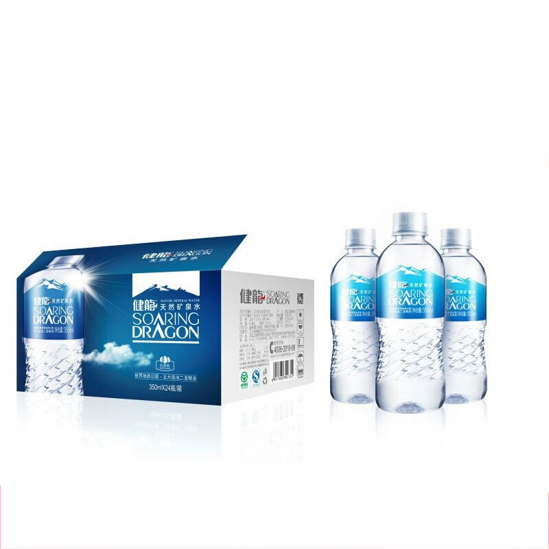 健龙五大连池天然不含气矿泉水350ml（24瓶/箱） 50箱起订
