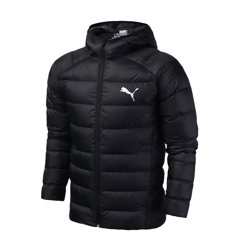 PUMA彪马男装运动服杨洋同款休闲连帽保暖运动羽绒服58090201 58090201黑色 S